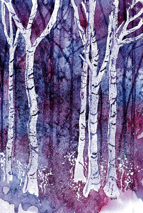 Enchanted Forest. Watercolour 2009